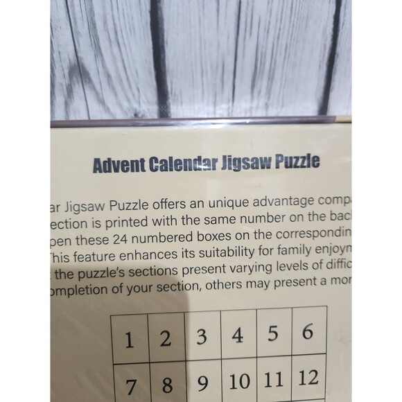Advent Calendar Christmas Nativity Jigsaw Puzzle 1008 Pieces Poster Faith Gift - Picture 7 of 10